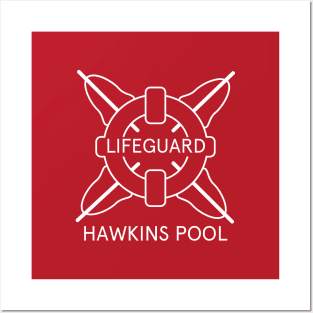 Lifeguard Hawkins Pool Posters and Art